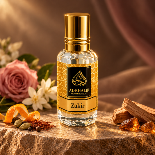 Zakir Attar | Classic Arabian Musk Perfume Oil for Men & Women - AL-KHALID PERFUMES