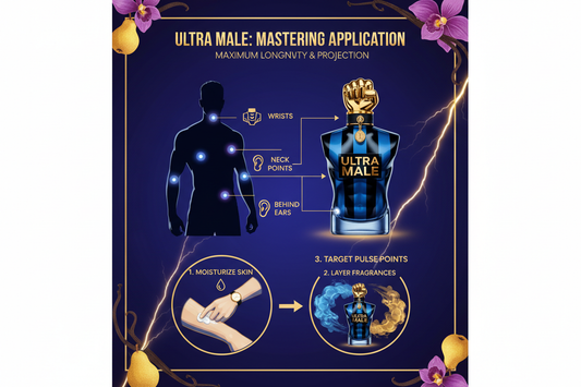 How to Apply Ultra Male: Expert Tips for Maximum Longevity & Projection - AL-KHALID PERFUMES