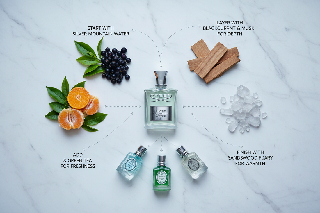 How to Layer Silver Mountain Water: Expert Fragrance Pairing & Customization Guide - AL-KHALID PERFUMES