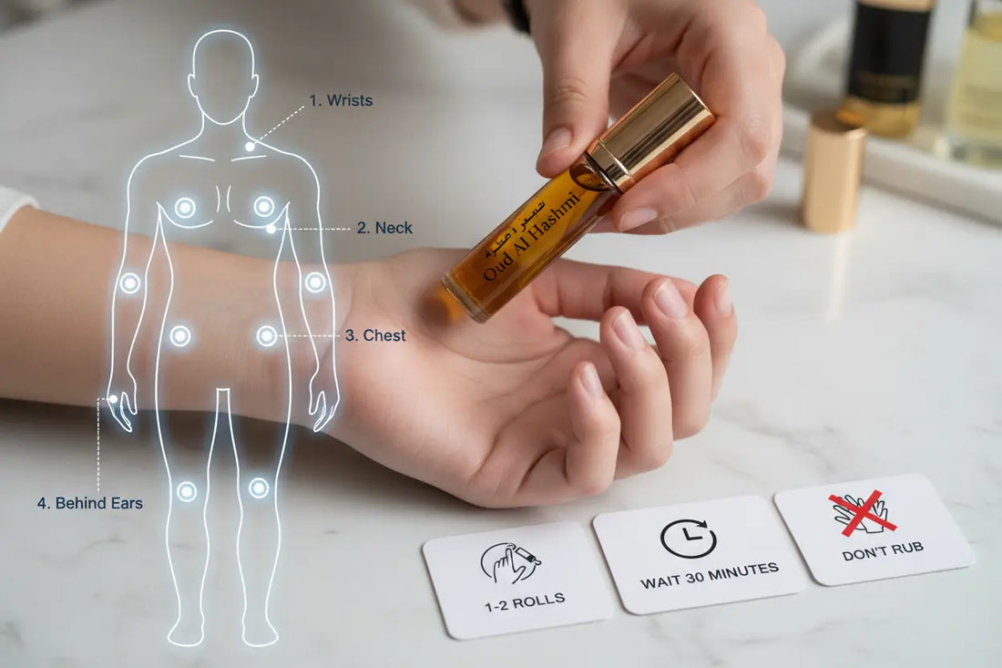 How to Use Oud Al Hashmi: Complete Application Guide for Maximum Longevity - AL-KHALID PERFUMES