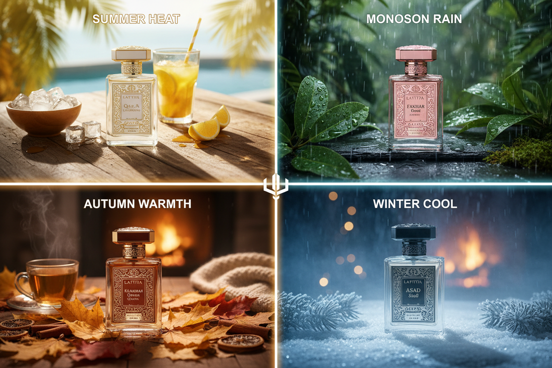 Best Lattafa Perfumes for Every Season: Summer, Monsoon, Autumn & Winter - AL-KHALID PERFUMES