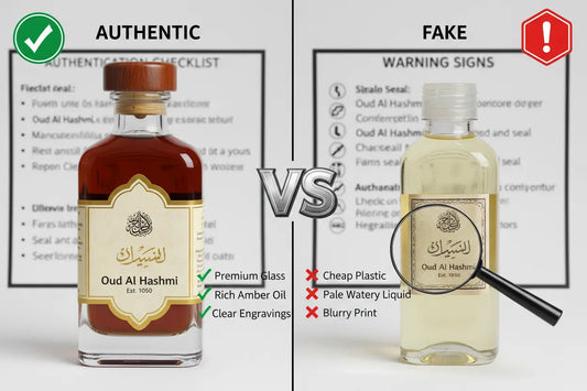 Oud Al Hashmi Original vs Fake: How to Spot Authentic (2025 Guide) - AL-KHALID PERFUMES