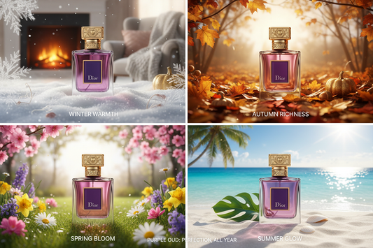 Best Season to Wear Purple Oud: Complete Seasonal Performance Guide - AL-KHALID PERFUMES