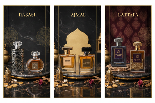 Rasasi vs Ajmal vs Lattafa: Which Arabian Perfume Brand is Best in India? - AL-KHALID PERFUMES