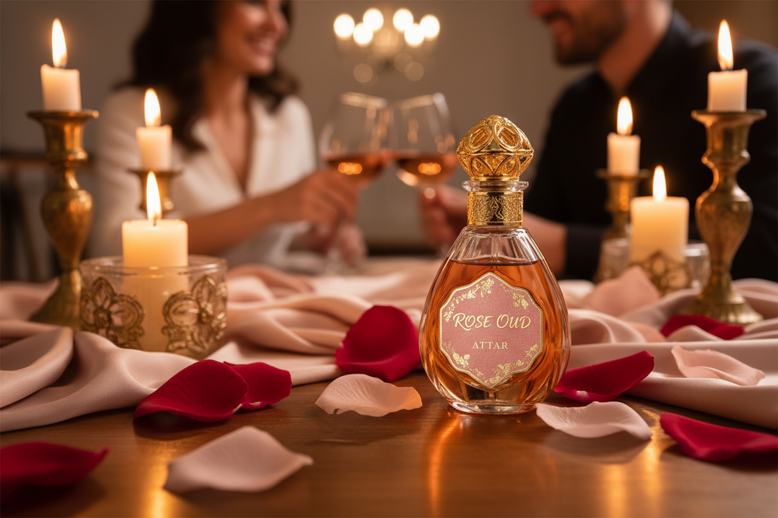 Rose Oud for Romantic Occasions & Dates 2026: Perfect Love Attar - AL-KHALID PERFUMES