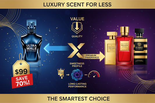Ultra Male vs JPG, Paco Rabanne & Versace: Designer Comparison - AL-KHALID PERFUMES
