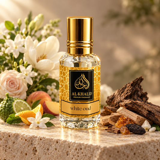 White Oud Premium Attar | Oud Perfume Oil - AL-KHALID PERFUMES