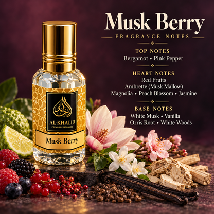 Musk Berry Inspired Attar | Long-Lasting Perfume Oil