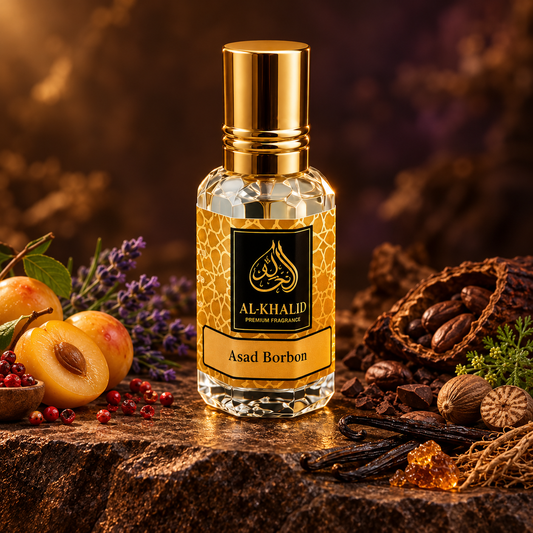 Lattafa Asad Bourbon Inspired Attar for Men | Long-Lasting Perfume Oil