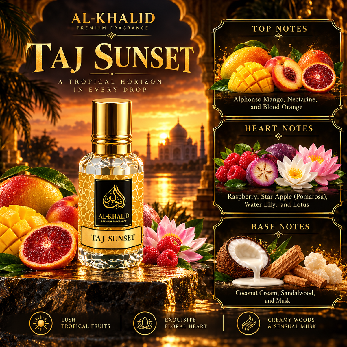 Escada Taj Sunset Inspired Attar | Long-Lasting Perfume Oil
