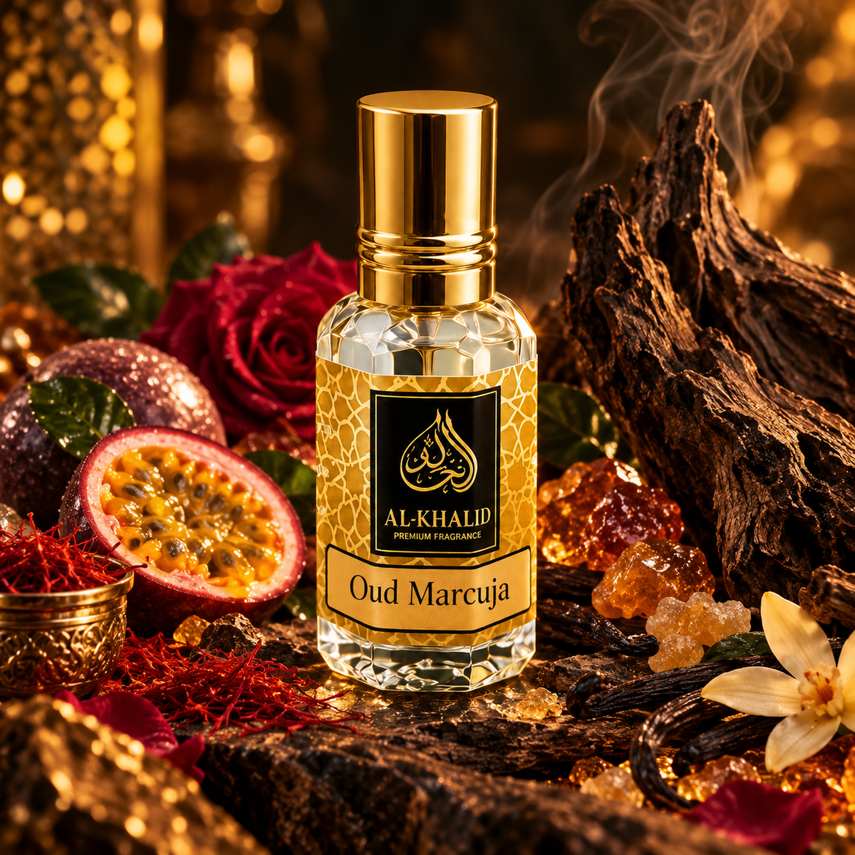 Maison Crivelli Oud Maracuja Inspired Attar | Long-Lasting Perfume Oil