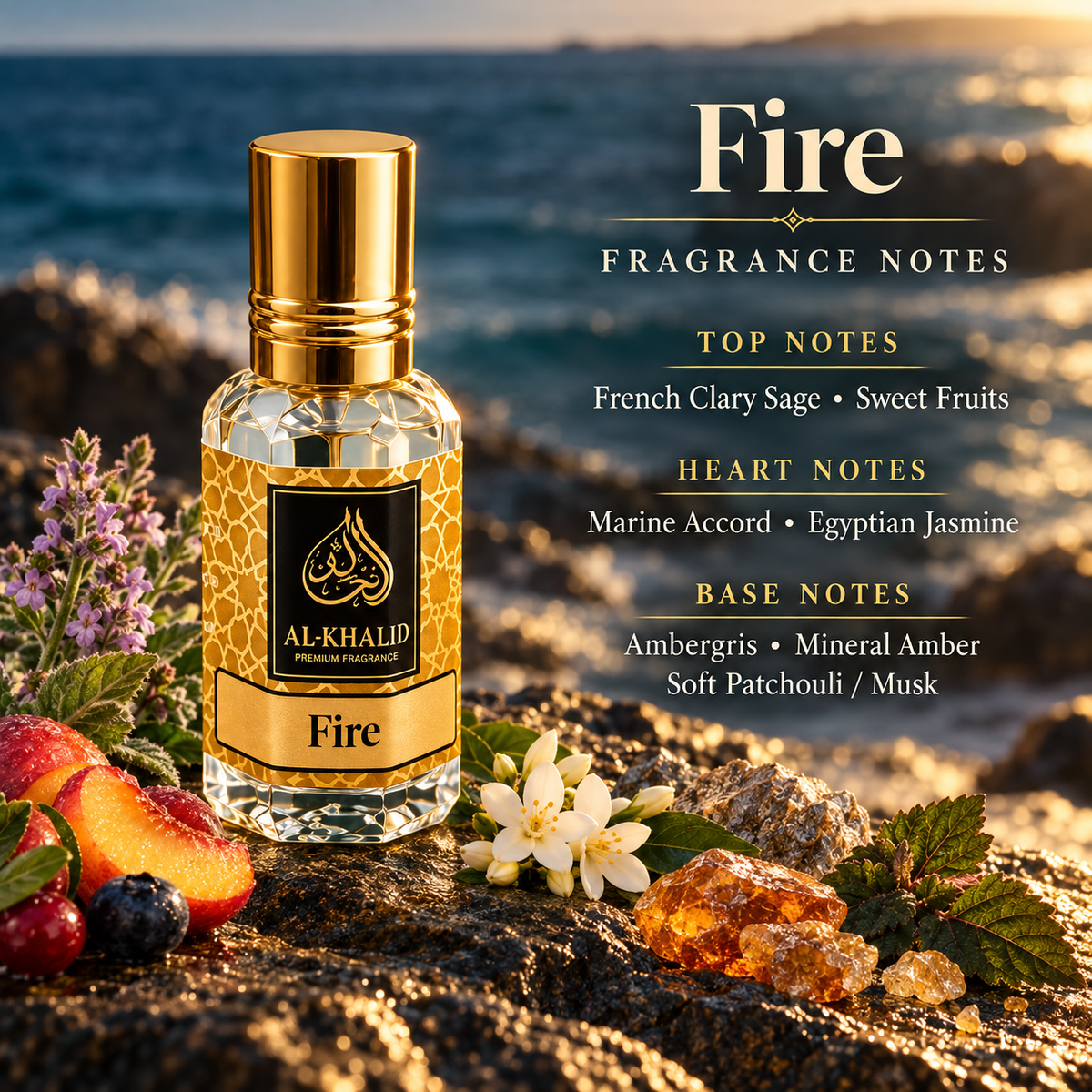 Rasasi Hawas Fire Inspired Attar for Men | Long-Lasting Perfume Oil