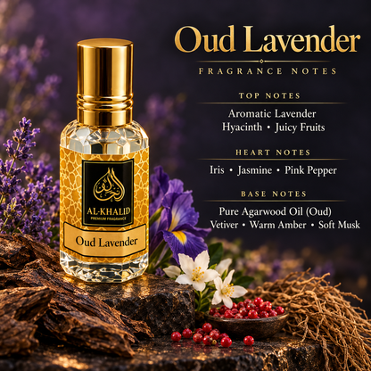 Ahmed Al Maghribi Oud Lavender Inspired Attar | Perfume Oil