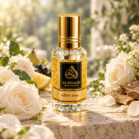 White Rose Attar | Rose Perfume Oil - AL-KHALID PERFUMES