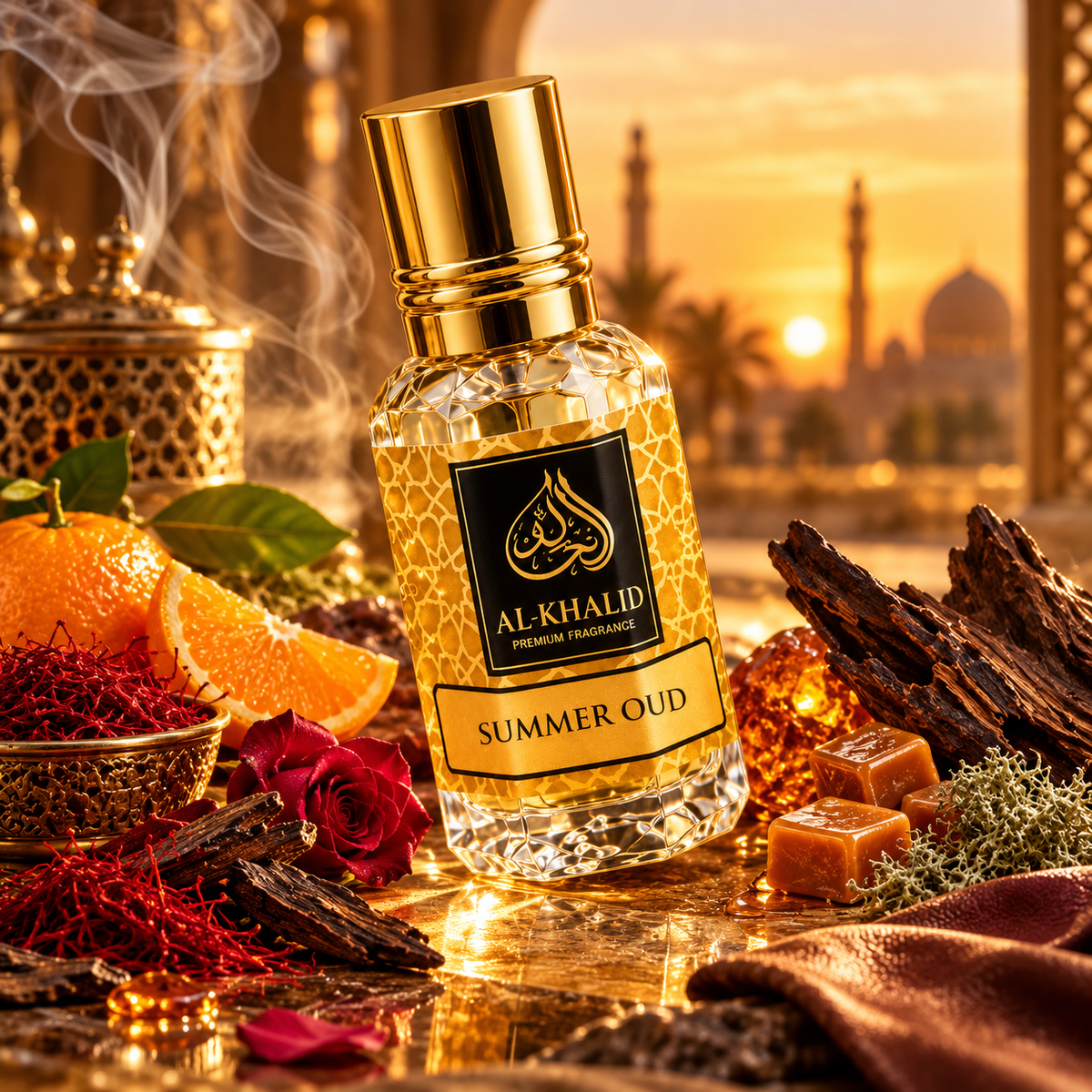 Ahmed Al Maghribi Summer Oud Inspired Attar | Long-Lasting Perfume Oil